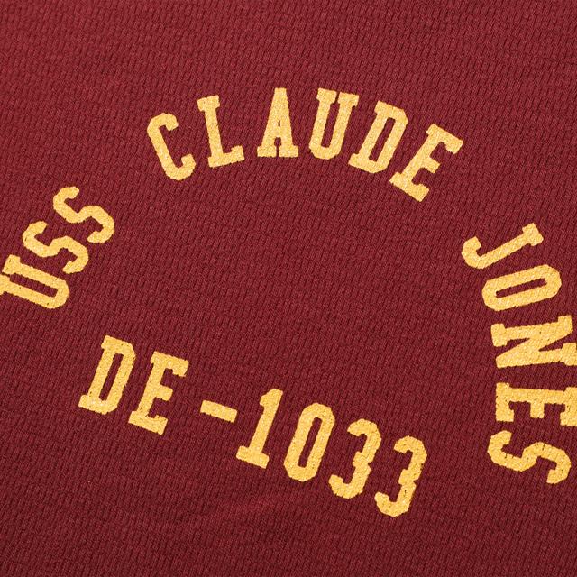 COLIMBO/コリンボ Thurmal Shirt S/S "USS Cloude Jones"（両面プリント） Burgundy｜morleyclothing｜02