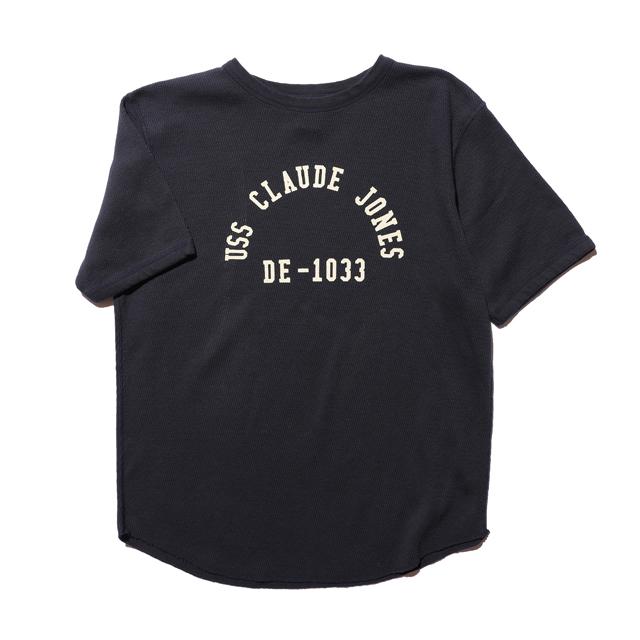 COLIMBO/コリンボ Thurmal Shirt S/S "USS Cloude Jones"（両面プリント） Navy Blue | コリンボ