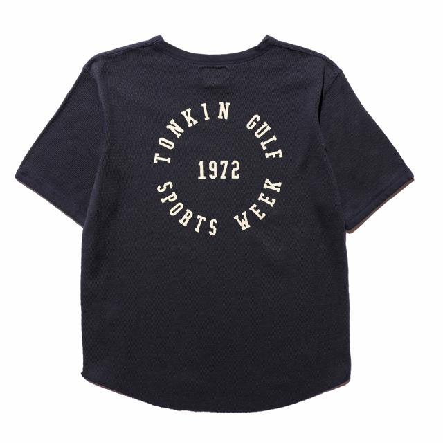 COLIMBO/コリンボ Thurmal Shirt S/S "USS Cloude Jones"（両面プリント） Navy Blue | コリンボ | 01