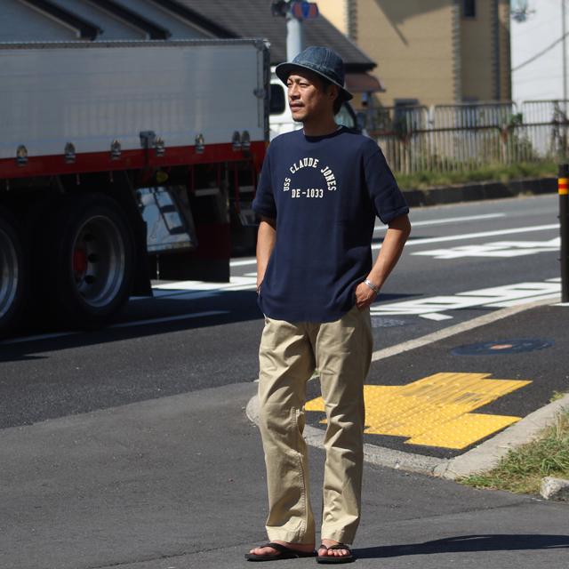 COLIMBO/コリンボ Thurmal Shirt S/S "USS Cloude Jones"（両面プリント） Navy Blue | コリンボ | 09