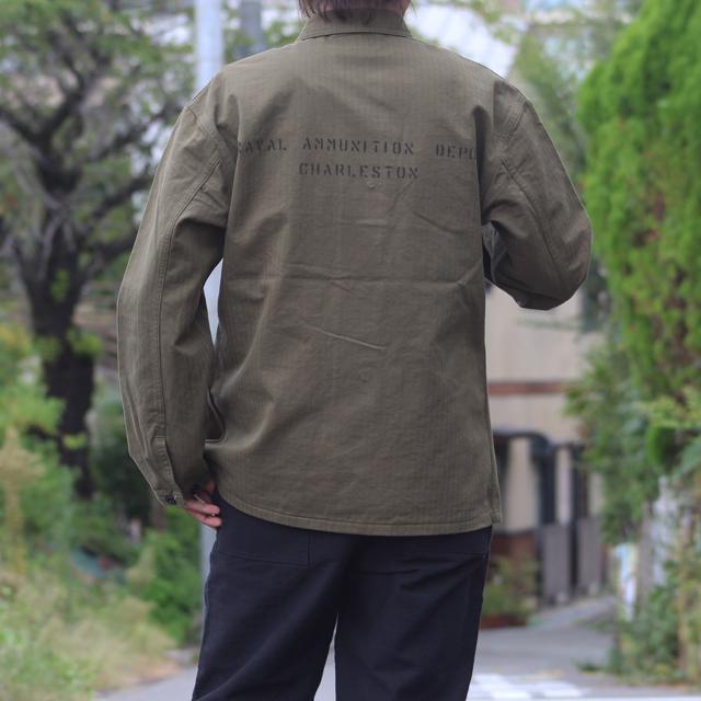 COLIMBO/コリンボ NAVAL WORK Jkt. N-3 TYPE **HBT TWILL** Custom "NAD Charleston" Olive drab | コリンボ | 08