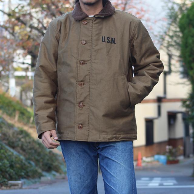 COLIMBO/コリンボ Observer Jkt. -1st (Type N-1) With U.S.N.Print Dead Grass Green | コリンボ | 12