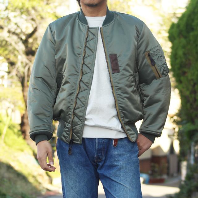 COLIMBO/コリンボ Verona Strato Jkt. (MA-1 J-8279) =Plain= Sage Green | コリンボ | 08