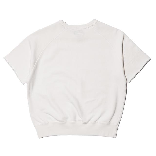 【先行ご予約商品】 COLIMBO/コリンボ Lagergeld Cut-off Sweat Shirt =DAMN YOUCHARLIE= Milky White｜morleyclothing｜03