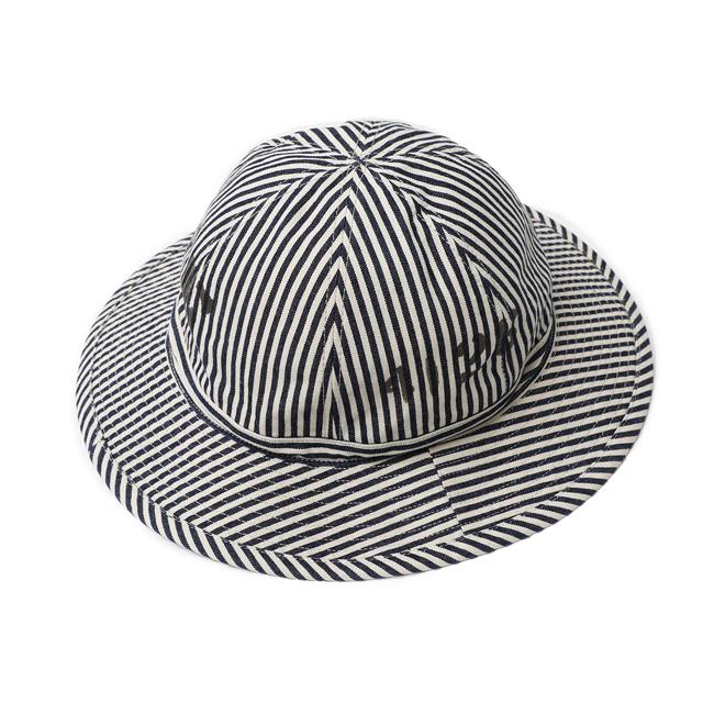 【先行ご予約商品】 COLIMBO/コリンボ Doughboy Hat (Army Hat) "WFF 4126 Small Gamer" Hickory Stripe｜morleyclothing｜04