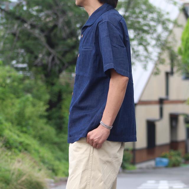 COLIMBO/コリンボ Piedmont Play Shirt S/S -8oz Indigo Denim | コリンボ | 06
