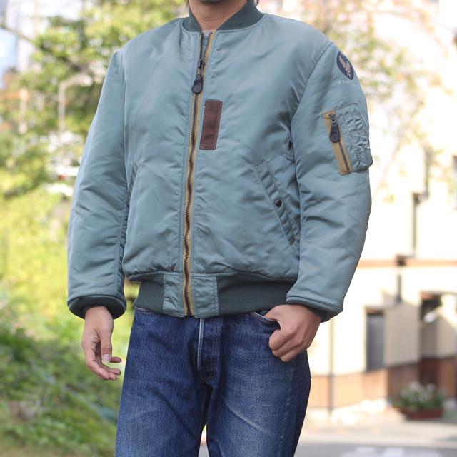 COLIMBO/コリンボ Verona Strato Jkt. (MA-1 J-8279) With Decal Sage Green | コリンボ | 10