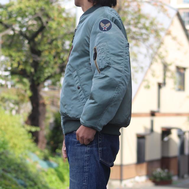 COLIMBO/コリンボ Verona Strato Jkt. (MA-1 J-8279) With Decal Sage Green | コリンボ | 11