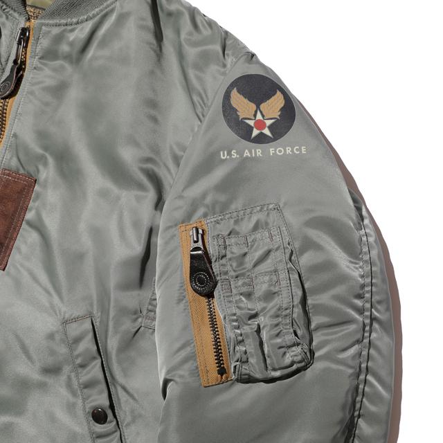 COLIMBO/コリンボ Verona Strato Jkt. (MA-1 J-8279) With Decal Sage Green | コリンボ | 03