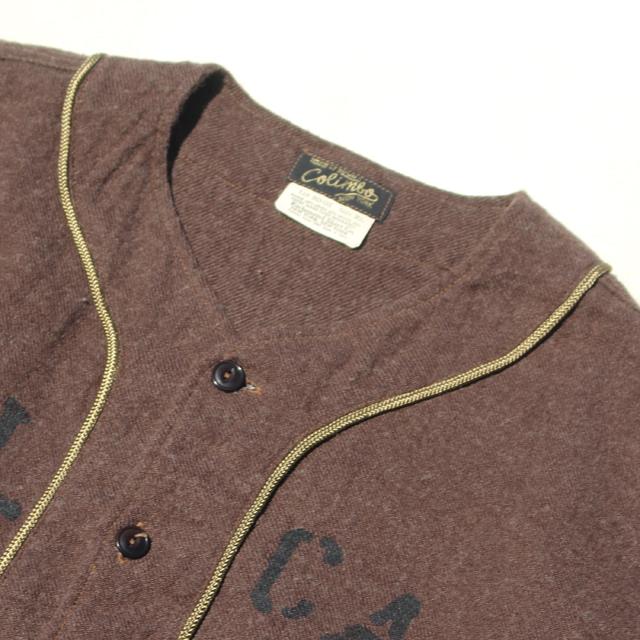 COLIMBO/コリンボ Doolittle Base Ball Shirt =Custom "HELL CATS"= Deep Brown | コリンボ | 02