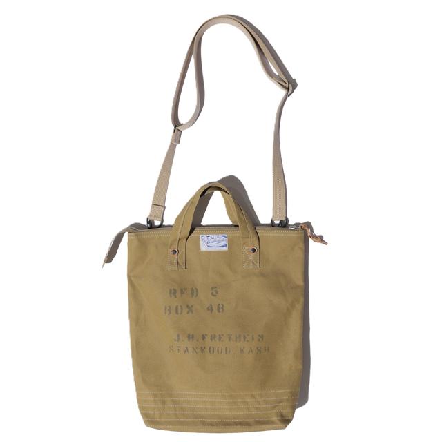 HINSON/ヒンソン Trooper's Canvas Tote =Custom= Khaki | コリンボ