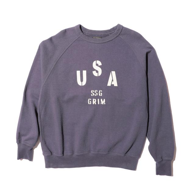 【極美品】 Colimbo Raglan Sweat size:L コリンボ COLIMBO/コリンボ Lagergeld Sweat Raglan Sweat -USA SSG