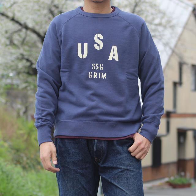 【極美品】 Colimbo Raglan Sweat size:L コリンボ COLIMBO/コリンボ Lagergeld Sweat Raglan Sweat -USA SSG