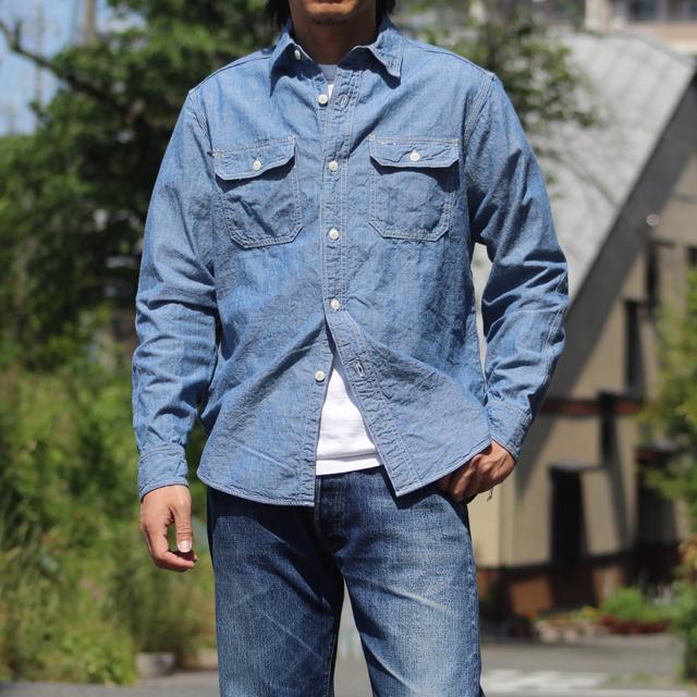 コリンボ COLIMBO/コリンボ Hillhead Work Shirt/Plain Indigo