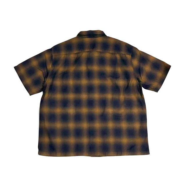 COLIMBO/コリンボ Modest Open Collar Shirt "Indigo Ombre Check" Rust Brown Check (ZB-0304) | コリンボ | 04