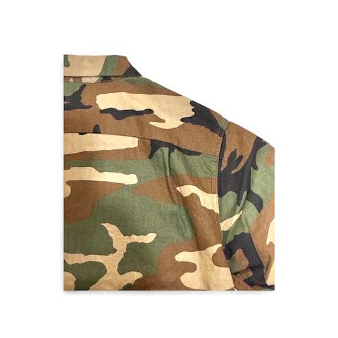 COLIMBO/コリンボ Modest Open Collar Shirt -Heavy Weight Linen- "WOODLANDCAMO" (ZB-0313) |  | 04