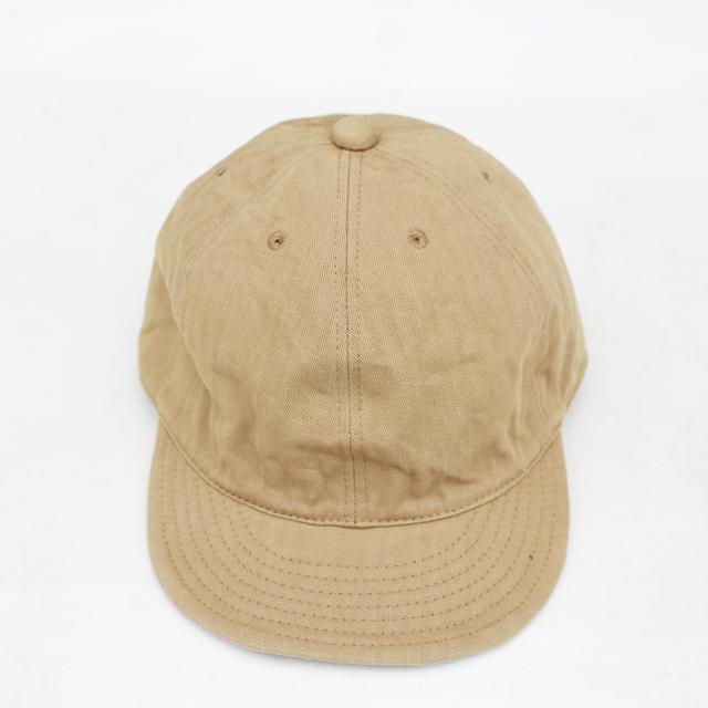 HIGHER/ハイヤーVINTAGE HERRINGBONE CAP BEIGE | HIGHER（ファッション）