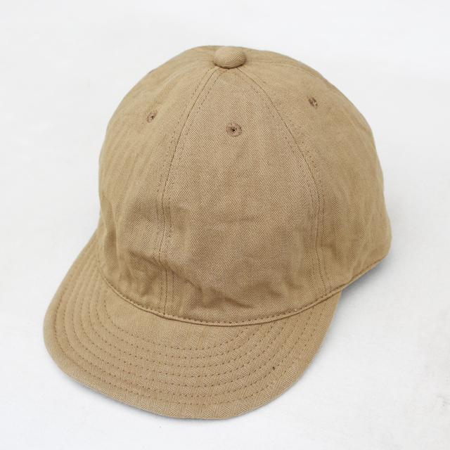 HIGHER/ハイヤーVINTAGE HERRINGBONE CAP BEIGE | HIGHER（ファッション） | 01