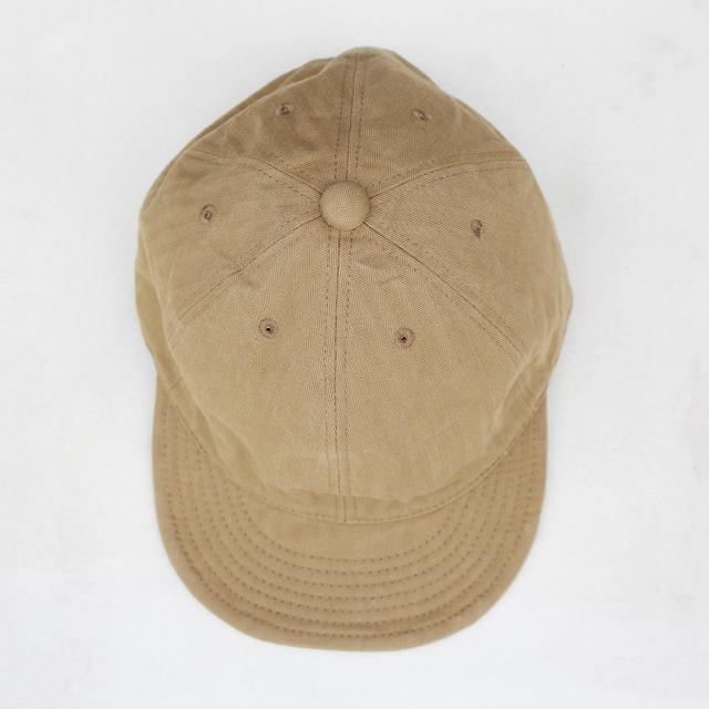 HIGHER/ハイヤーVINTAGE HERRINGBONE CAP BEIGE | HIGHER（ファッション） | 02