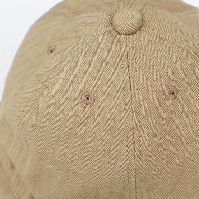 HIGHER/ハイヤーVINTAGE HERRINGBONE CAP BEIGE | HIGHER（ファッション） | 04