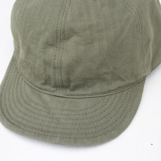 HIGHER/ハイヤーVINTAGE HERRINGBONE CAP OLIVE | HIGHER（ファッション） | 03