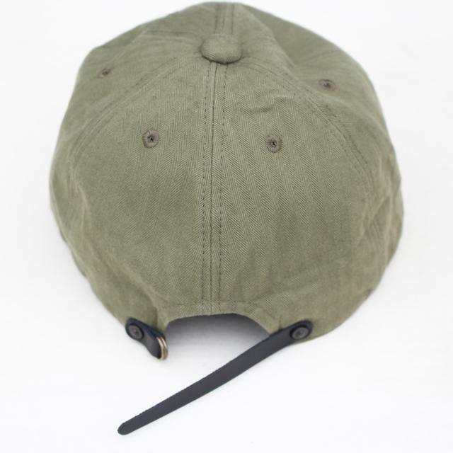 HIGHER/ハイヤーVINTAGE HERRINGBONE CAP OLIVE | HIGHER（ファッション） | 05