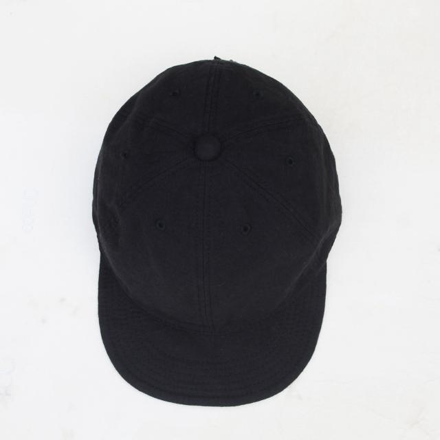 HIGHER/ハイヤーVINTAGE VINTAGE BACKSATIN CINCH BUCKLE CAP BLACK｜morleyclothing｜03