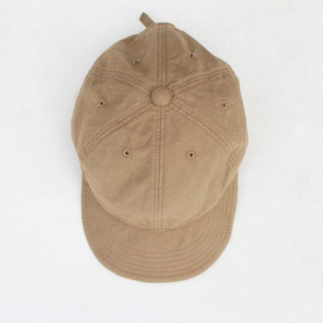 HIGHER/ハイヤーVINTAGE VINTAGE BACKSATIN CINCH BUCKLE CAP BEIGE｜morleyclothing｜03