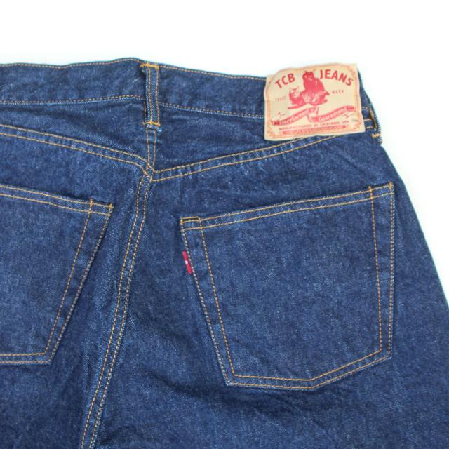 TCBジーンズ jeans 60's ワンウォッシュ インディゴデニム TCBジーンズ jeans 60's ワンウォッシュ インディゴデニム