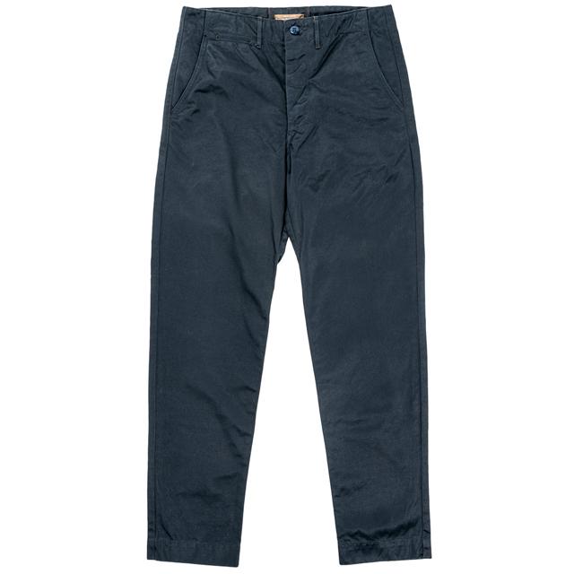 WORKERS/ワーカーズ Officer Trousers Slim, Type 3, Dark Navy Chino｜morleyclothing