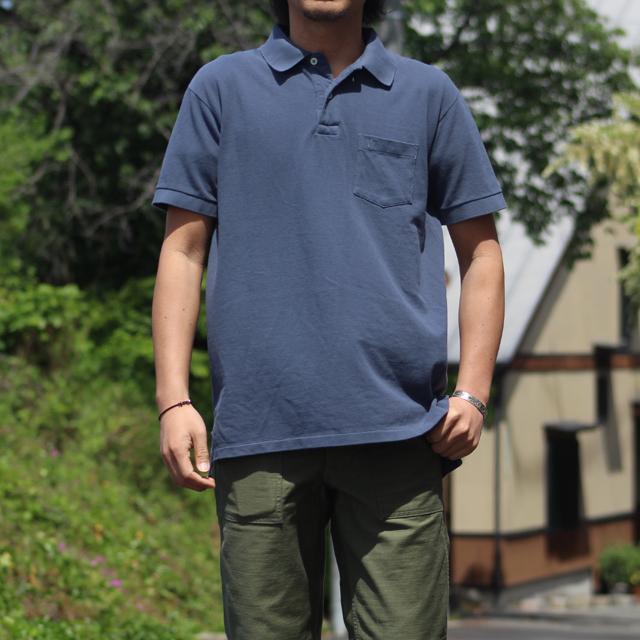 当日翌日発送新品タグ付WORKERS IZ Polo ポロシャツFadeNavy WORKERS WORKERS/ワーカーズ IZ Polo Fade Navy : モーリー