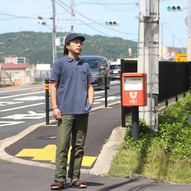 WORKERS WORKERS/ワーカーズ IZ Polo Fade Navy : モーリー