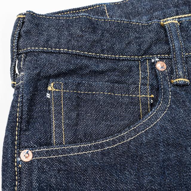 WORKERS/ワーカーズ Lot 801XH, Straight Jeans 14.7 oz, Indigo Raw Denim, American Cotton 100%｜morleyclothing｜09