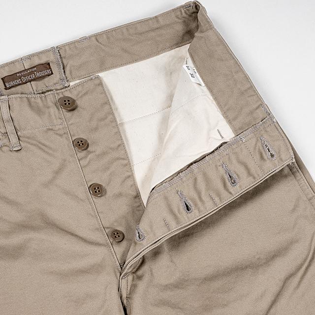 WORKERS WORKERS/ワーカーズ Officer Trousers Slim, Type 2 WORKERS WORKERS/ワーカーズ Officer Trousers Slim, Type 2