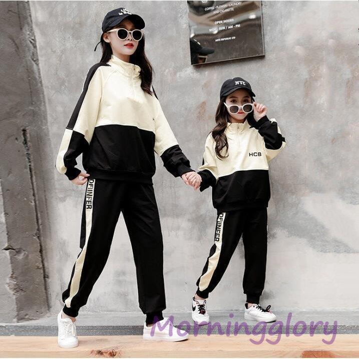 ジャージ 上下セット スウェットレディース 2点セットアップ トレーニングウェア 女の子 スポーツウェア 学生 キッズ 親子 春秋 Xl Ettz Morninggloryストア 通販 Yahoo ショッピング
