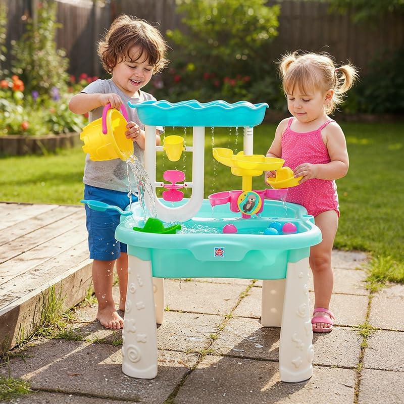 Grow'n Up Splash N Slide 楽しいウォーターテーブル、丈夫なテーブル