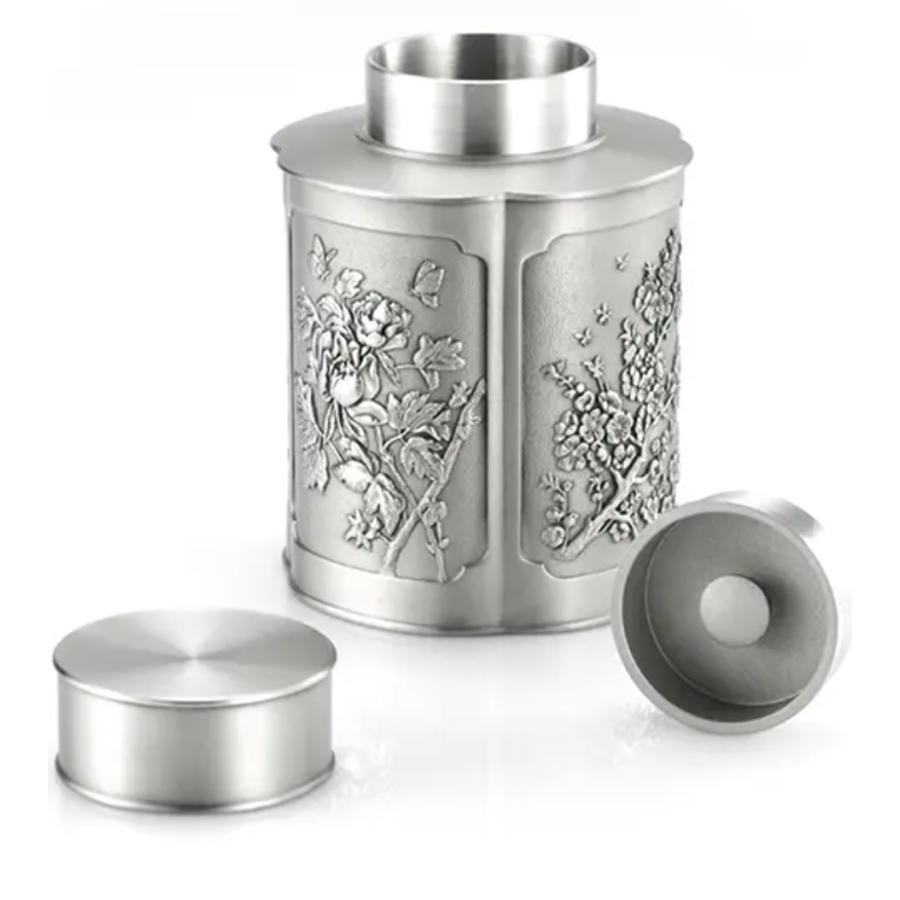 ギフト ロイヤルセランゴール 茶筒 四季 Tea Caddy Royalselangor