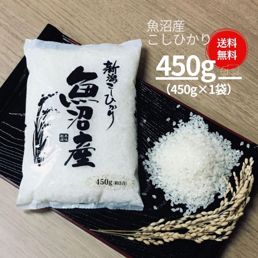 米 お米 450g コシヒカリ こしひかり 魚沼産 新潟県産 送料無料