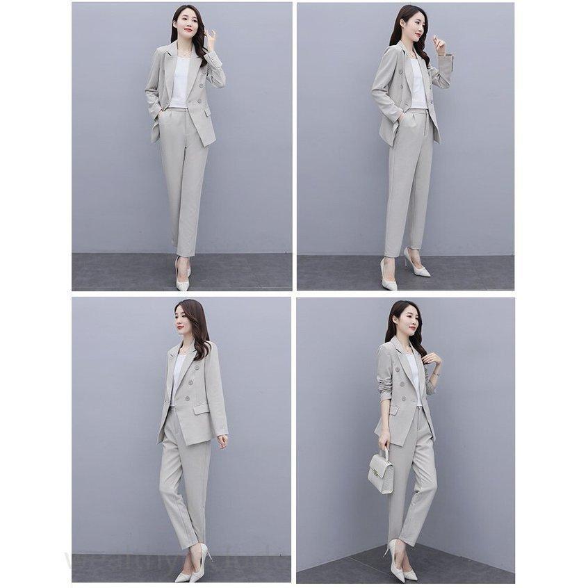 オープニング大セール 入園式 ジャケット 入学式 服装 ママ スーツ おしゃれ パンツスーツ 卒業式 母 母親 卒園式 謝恩会 大学生 セットアップ レディース ファッション 親 長袖 カラー ブラウン Readingtherapycenter Com