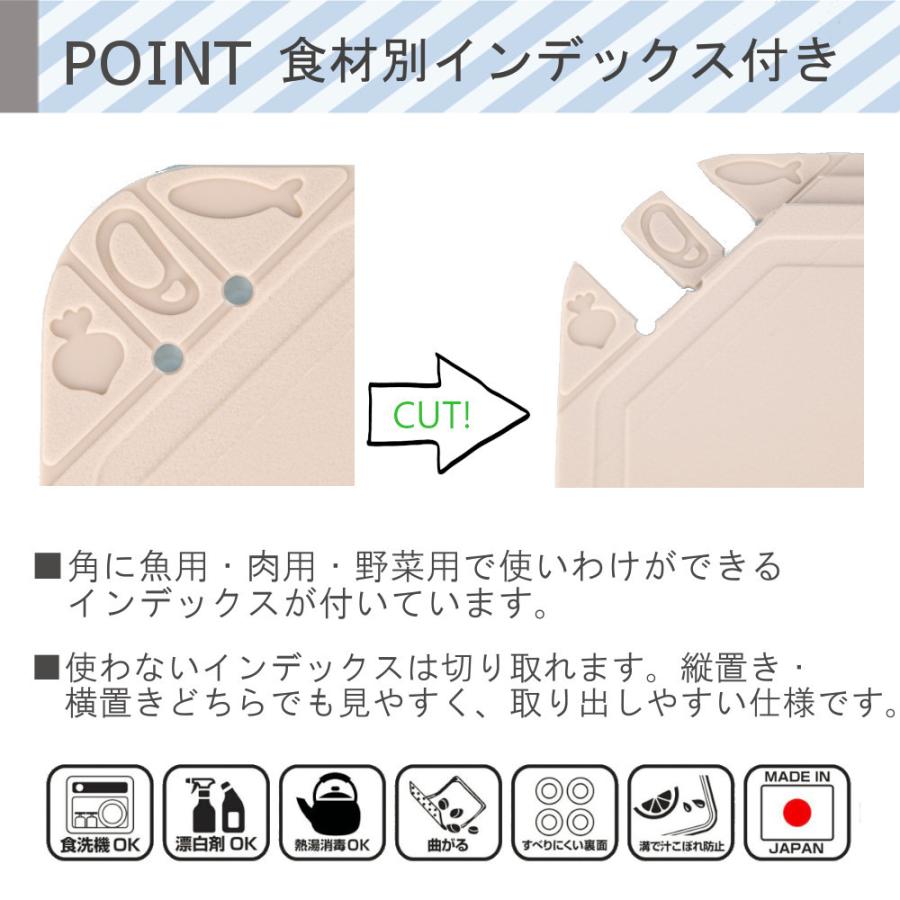 魔法の まな板 L ×3点 ホワイトグレー ウェルスジャパン 傷 ゼロ キズ 付かない つかない ０ 0 ぜろ ZERO カッティングボード 真名板 ソフト 薄型｜mos-mart｜05