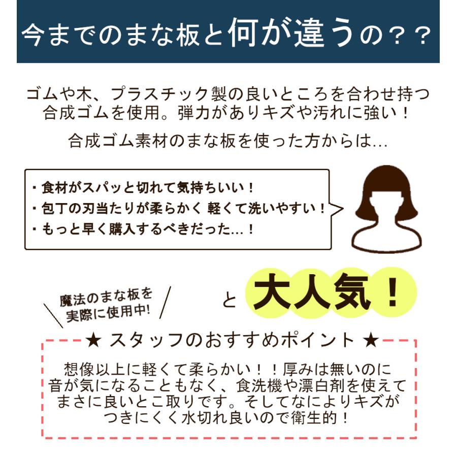 魔法の まな板 S ホワイトグレー ウェルスジャパン まほうの マナイタ まないた カッティングボード キズゼロ キズつかない 傷に強い ミニ 薄型 魔法 まほう｜mos-mart｜03