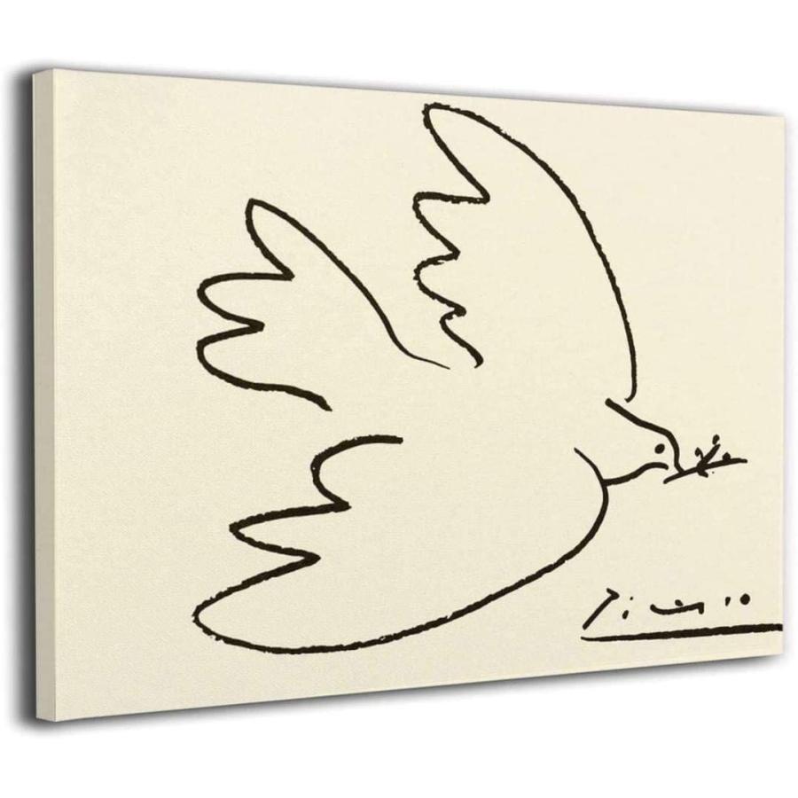 Sunjan アートパネル ピカソ 平和の鳩 名画 絵画 ポスター 壁飾り インテリア 装飾画 壁紙ポスター 購買 壁画 キャンバス おしゃれ キ