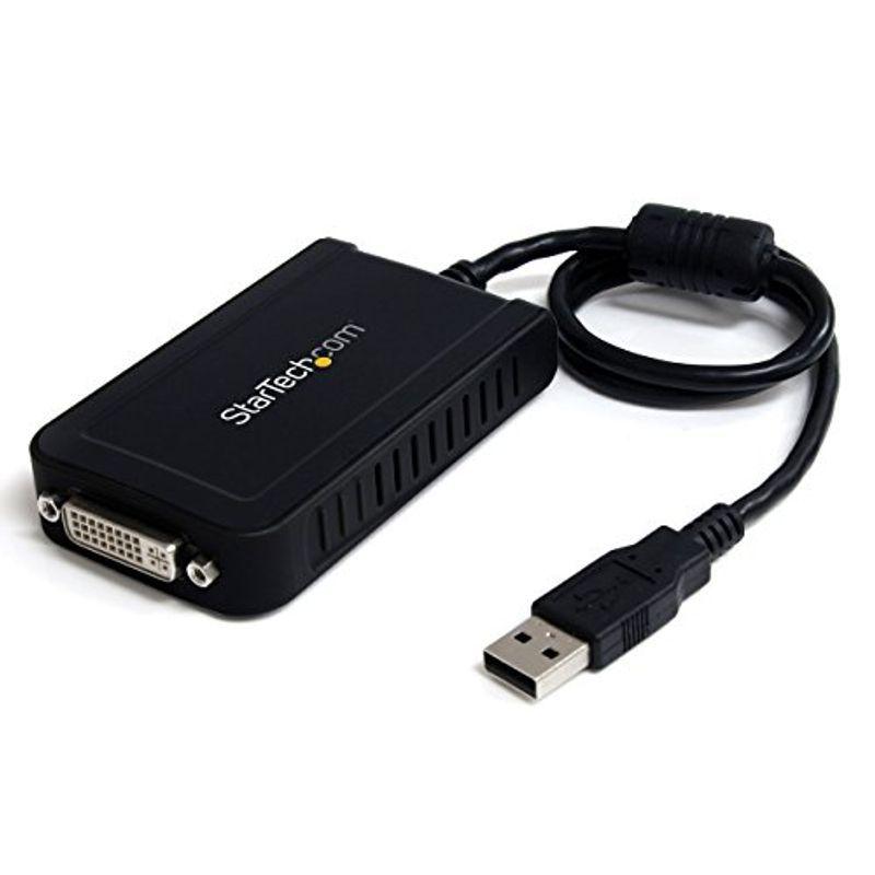 StarTech.com USB - DVIディスプレイアダプタ USB 2.0 A オス-DVI-I(29ピン) メス グラフィック変換ア