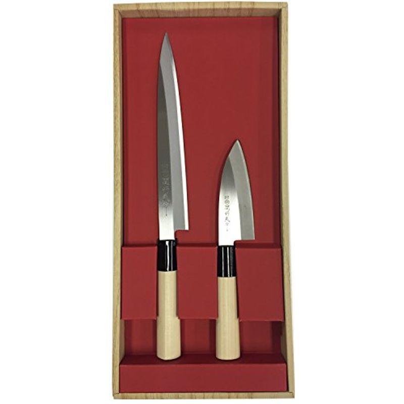 ヤクセル 包丁 2本セット 刺身包丁 小出刃包丁 日本製 ステンレス製 和包丁初心者向け 関鍔蔵作 セレクトショップ Mosaic Store 通販 Yahoo ショッピング