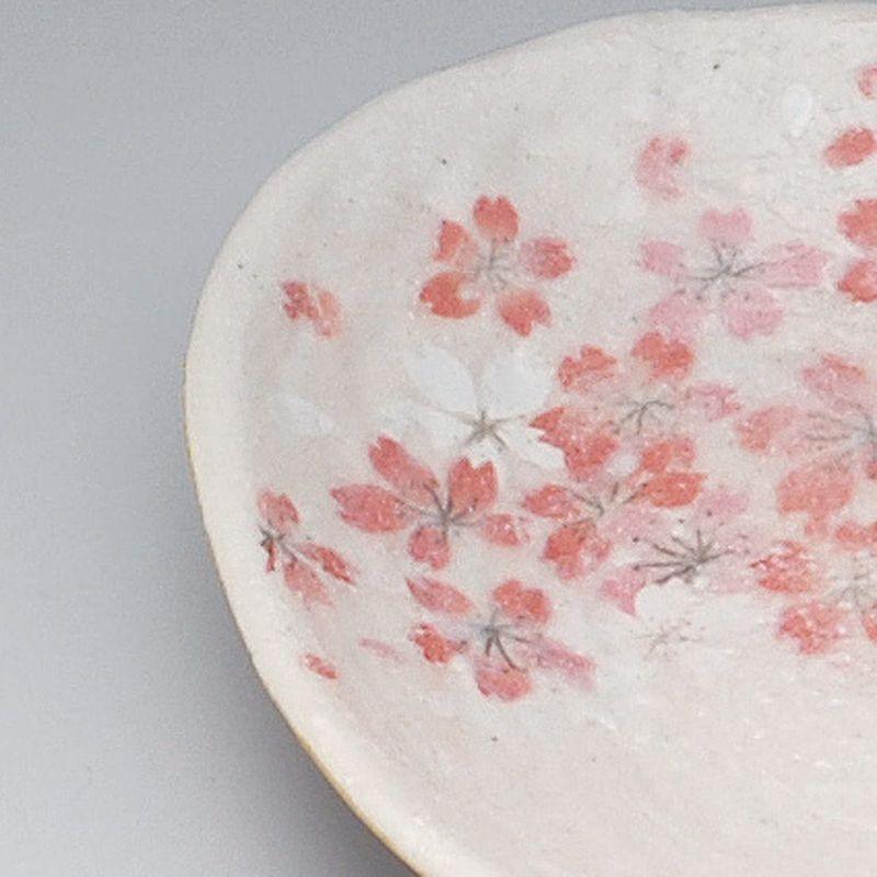 宗峰窯 皿 平安桜 三角 14×15×2.3cm 317-19-403｜mosaic-store｜03