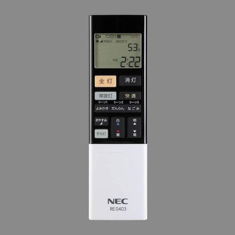 NEC 照明器具用リモコン LEDシーリングライト用 電池別売 RE0403｜mosaic-store｜04