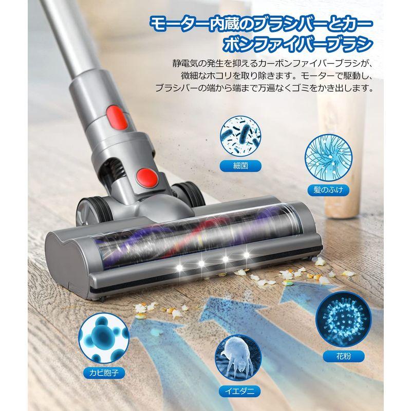 ダイソン v7 ヘッド Dyson V7 V8 V10 V11 V15 シリーズ専用 掃除機ヘッド ソフトローラークリーナーヘッド モーター｜mosaic-store｜08