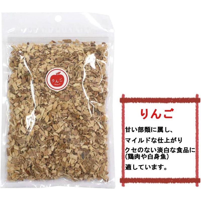 PEAKS&TREES ピークス＆ツリーズ スモークチップ セット 100g 天然木 高品質原木使用 燻製用 (サクラ クルミ リンゴ ヒッ｜mosaic-store｜08