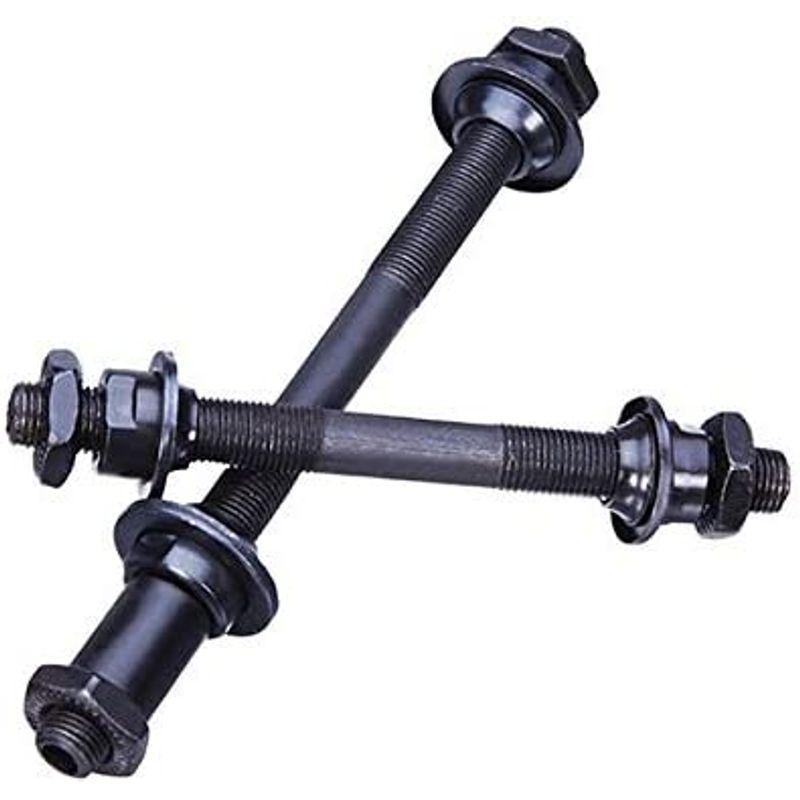 自転車車輪用ハブ3点セット 車輪関係 自転車用ハブ フロントとバック 車軸 前後セット 中空