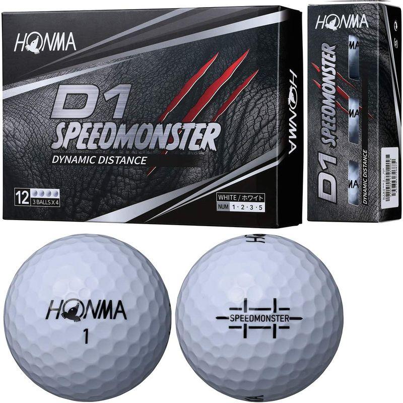 本間ゴルフ HONMA ボール D1 スピードモンスター ボール 5ダースセット 5ダース(60個入り) ホワイト｜mosaic-store｜02